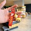 1 шт. Милые Красные Мультяшные Овечки Брелоки с Мягким ПВХ Подвеской Прочный Ремешок на Запястье Для Подарков на Год и Украшения Сумок