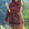 Winter Warm Cashmere Scarf For Women Luxury Print Pashmina Shawl Wrap Neckerchief Female Bufanda Echarpe Design Headba