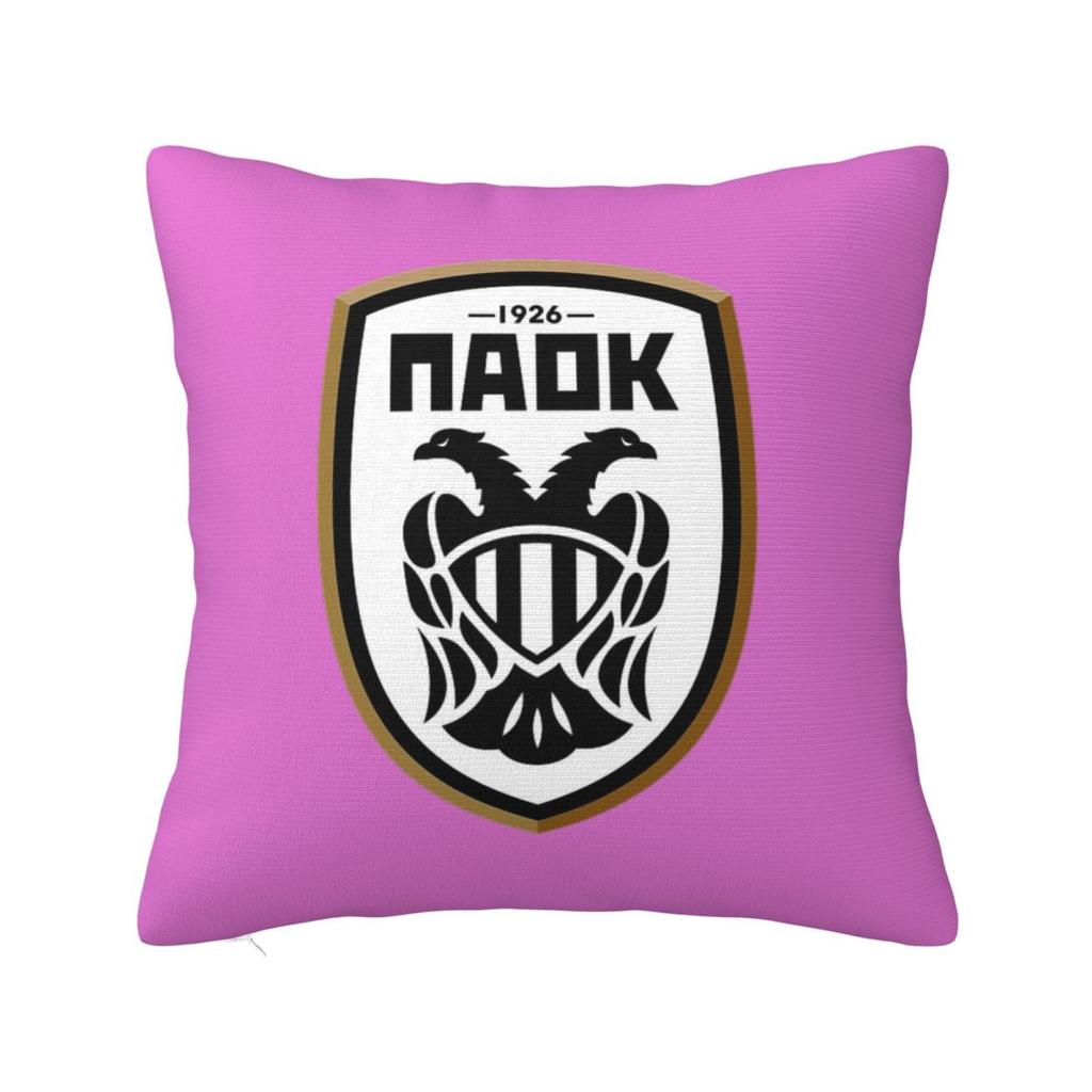 PAOK Греческий Футбол Спортивные Фанаты Из Салоник Площадь Наволочка Чехол для Подушки Чехол для Подушки Покрывало для Дивана Дома