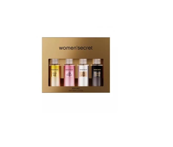 Набор спреев для тела - WOMEN'S SECRET - 4x50мл - Свежая вода - Нежный аромат - Свежие и женственные