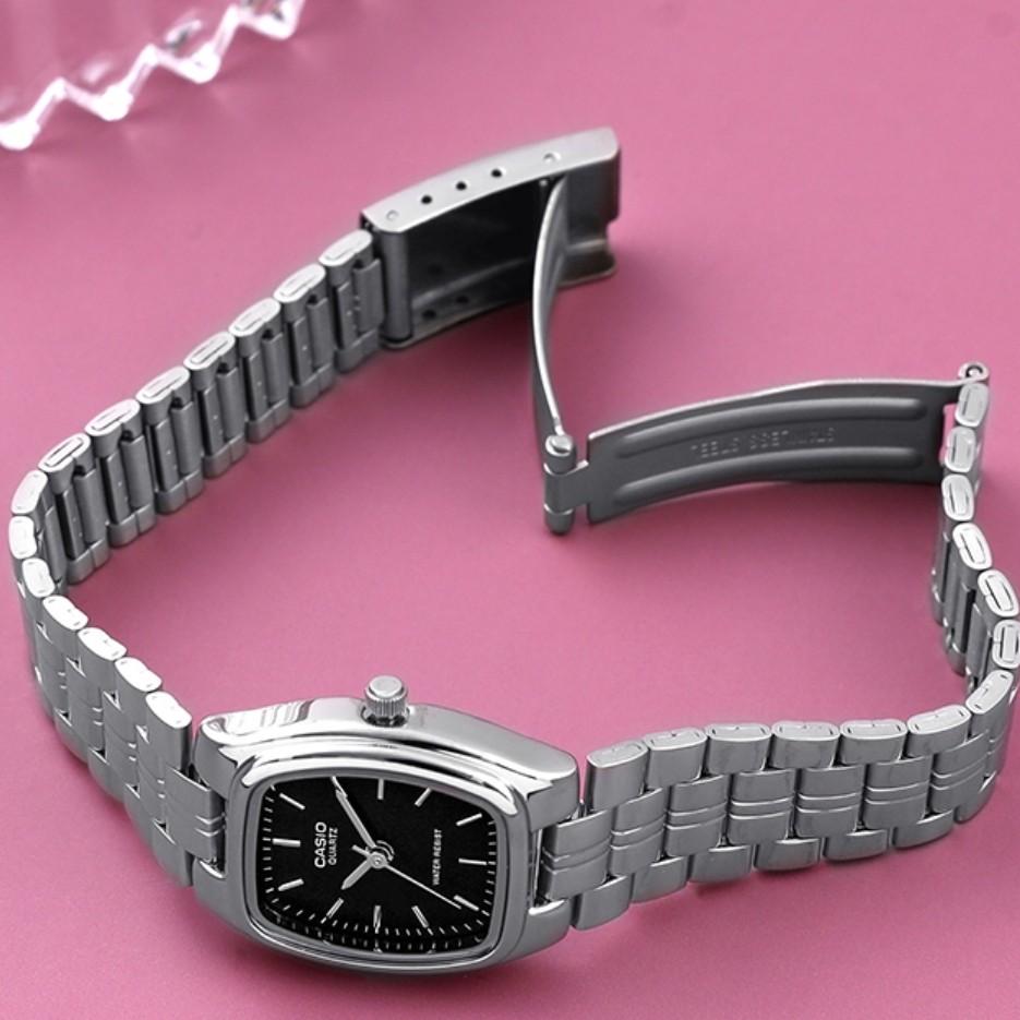Casio Женские классические официальные часы с квадратным и круглым циферблатом, минеральное стекло, 5 цветов