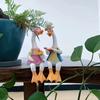 Фигурки пары уток из смолы - Декоративные расписанные вручную коллекционные предметы для различных типов комнат, Универсальный декор для помещений и улицы