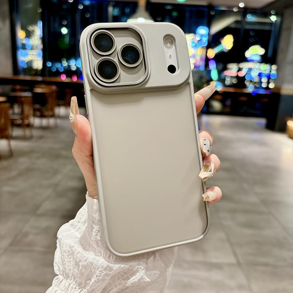 Роскошный противоударный матовый чехол для телефона iPhone 17 15 14 13 12 11 Pro Max Plus с защитой линз Air Glass Funda Coque