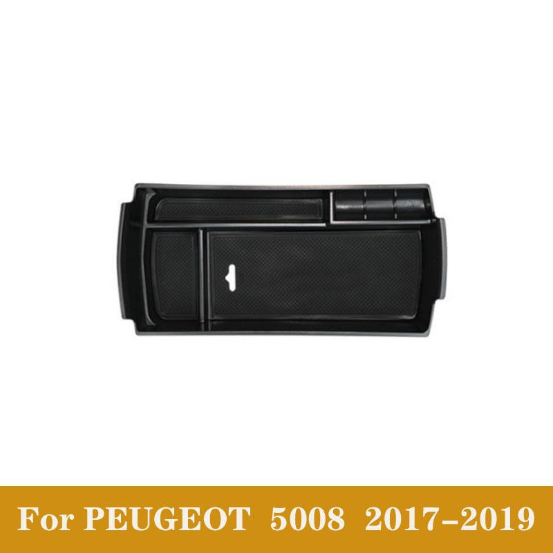 Для Peugeot 2008 3008 GT 4008 5008 308 408 автомобильный черный интерьер консоли подлокотник ящик для хранения перчаток лоток-контейнер