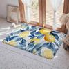 Food L Lemon Floor Mat Eco  Flannel Doormat Non Slip Odorless Indoor Floor Rug Soft Short Plush Home Mat