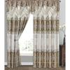 GOHD Гармония Горизонта. Жаккардовая штора в стиле фермерского дома с пришитым декоративным ламбрекеном. Набор 2шт.. Каждый шт. 54" шириной x 90" длиной с 18"