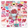 50 Hand Note Valentine's Day Graffiti Fresh Festival Guka Creative DIY Skateboard Suitcase Stickers