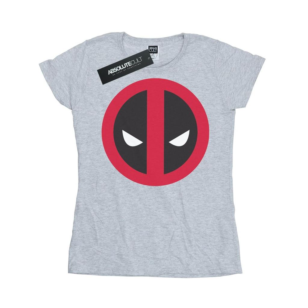 Marvel Womens/Ladies Deadpool Large Clean Logo Cotton T-Shirt