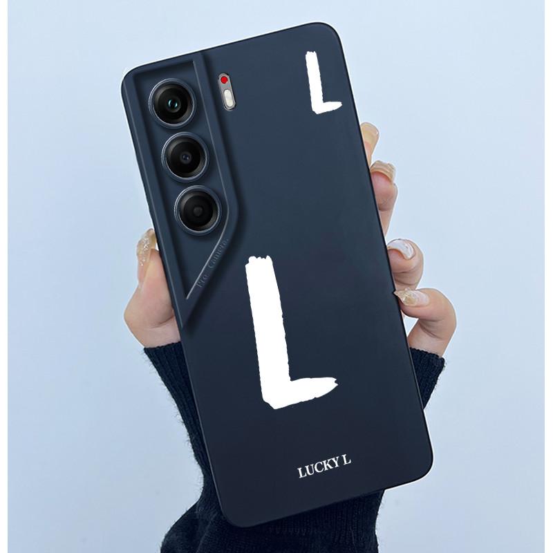 Чехол-бампер для Tecno Camon 40 Pro 4G, с lucky-буквой от A до Z, силиконовый, мягкий, для Tecno Camon40 40Pro CM5 CM6