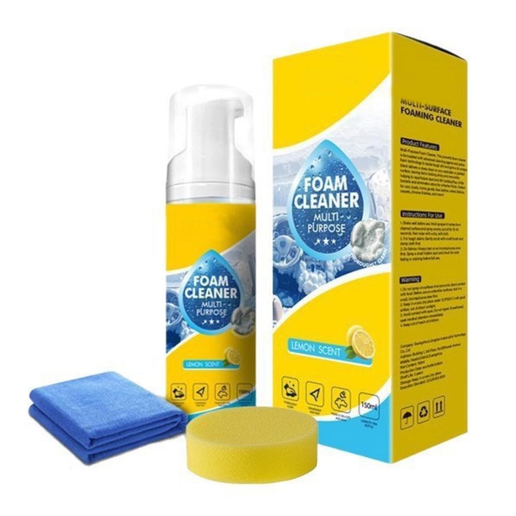 Neutral Foam Cleaner For Car Interiors, Headliner, Leather Seats, Shoes, And Sofas; Stain Remover And Cleaner 10ml