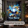 Wall Tapestry Lazio FC Print Custom Name Text Wall Hanging Home Decor