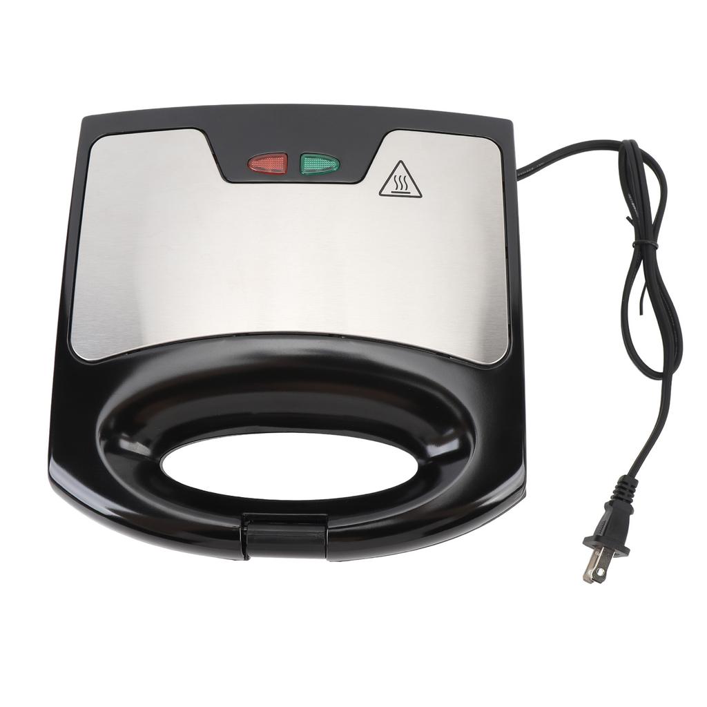 Электрический пресс для сэндвичей с безопасной ручкой, антипригарный, алюминиевый, для вафель Sna