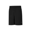 Solid Color Printed Logo Drawstring Straight-Leg Shorts Men Shorts Black 520775-01