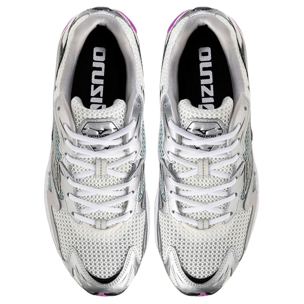 Mizuno Wave Rider 10 Удобные Прочные Сбалансированные Повседневные Беговые Кроссовки Унисекс Белые Серые Черные D1GA210418