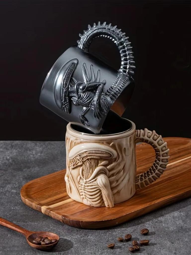 1 шт. Новая кружка с изображением ксеноморфа, 3D-печать, термотрансферная, для дома и офиса.