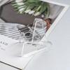 10шт акриловый стенд для монет прозрачный треугольный визитки фотографии маленькие тарелки ракушки держатель для домашнего хозяйства