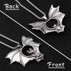 Classic Design Stainless Steel Bat Necklace Men Punk Hip Hop Biker Animal Pendant Jewelry High Quality Halloween Gift