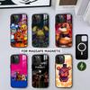 Чехол для телефона Five Nights At F-Freddys Fnaf для iPhone17,16,15,14,13,12,11 Plus,Pro Магнитный Для Magsafe Беспроводной Зарядки