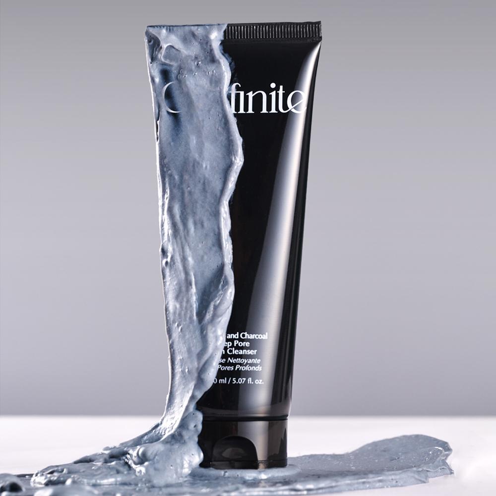 Clinfinite Пенка для глубокого очищения пор с черной солью и углем 150 мл