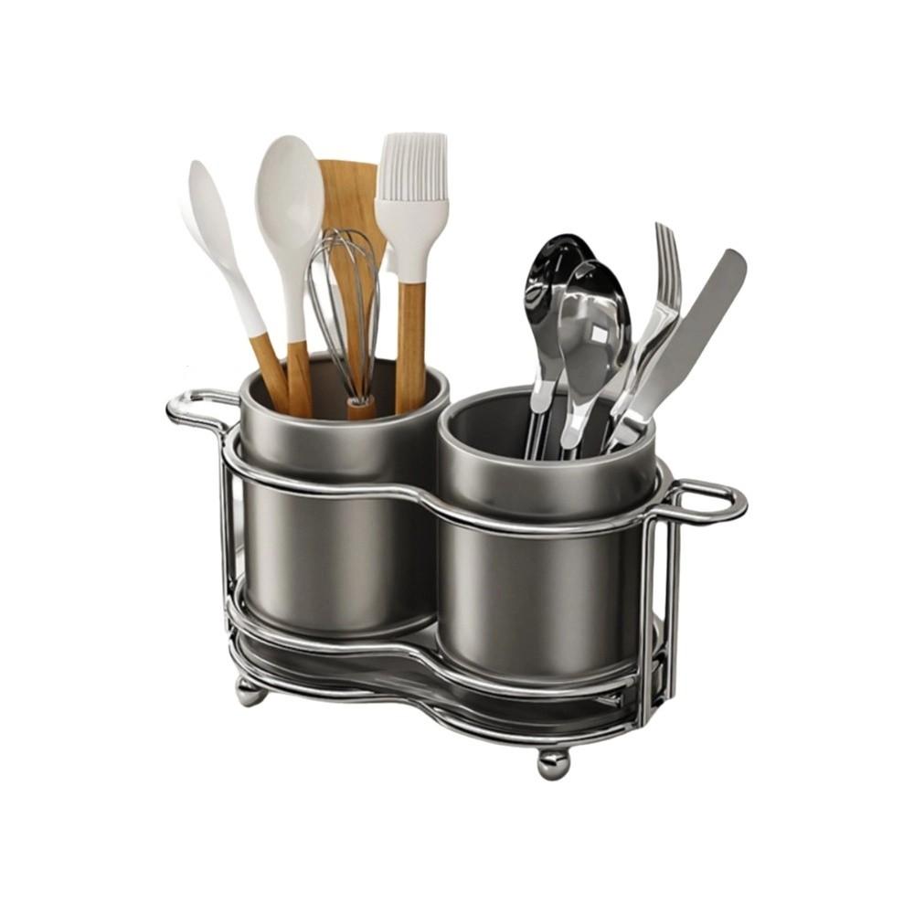 Компактный держатель для кухонных принадлежностей, многофункциональная подставка-сушилка, подставка для палочек для еды, кухня