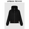 UR Women's Stand-Collar Drawstring Padded Jacket