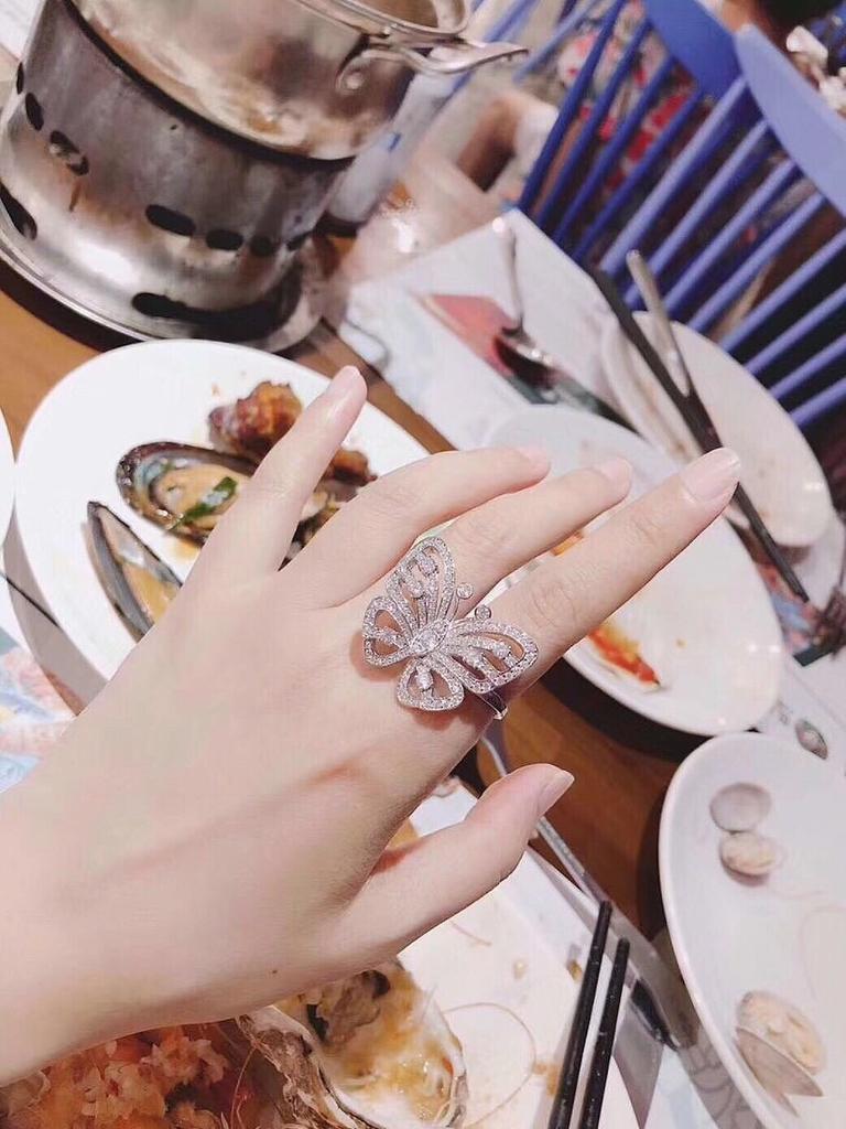 2023 тренд, высокое качество, горячая распродажа, европейский известный бренд, модные ювелирные кольца для женщин, роскошное кольцо в форме бабочки с бантом