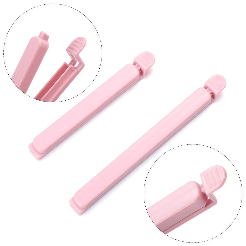 5Pcs Good Quality Plastic Home Candy Color Snack Bag Sealer Kitchen Tool Food Clips Sealing Clamp