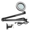 10X Magnifying Glass with Light Magnifying Desk Lamp with Clamp 3 Color Modes Stepless Dimmable LED