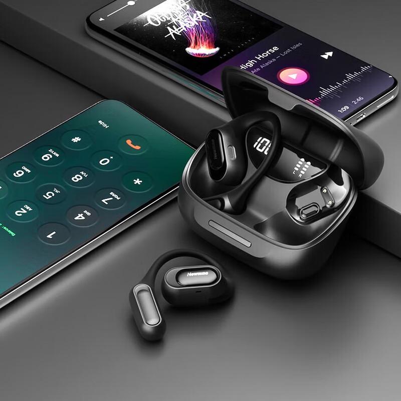 Беспроводные спортивные наушники Newmen Q10 с открытым ухом и костной проводимостью