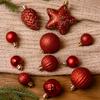 50Pcs/Set Star Christmas Balls Pendant Set Shatterproof Christmas Ball Ornaments Christmas Party