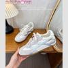 Весна 2025 новая американская ретро мода моральные тренировочные туфли женские весенне-летние кожаные универсальные спортивные кроссовки на мягкой подошве для бега