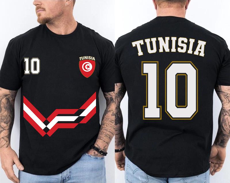 Tunisia Soccer Shirt, Tunisia Number 10 Soccer Jersey Style Shirt