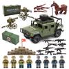World War Ii Building Block Doll Military Toy Accessories Parachute Weapon Piece Equipment