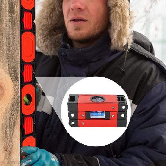 Спиртовой уровень, высокая точность, магнитное поглощение, горизонтальный пузырьковый складной уровень, деревообрабатывающий инструмент, столярные принадлежности