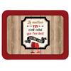 [Q3789] - Metal Tray 'Messages' (The Best Wine Is the One You Drink with Friends) - 35x25 Cm