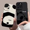 Panda for Apple 16 Promax Mobile Phone Case New 15 Cute 14 Couple 11 Silicone All-inclusive Anti-fall Protective Cover