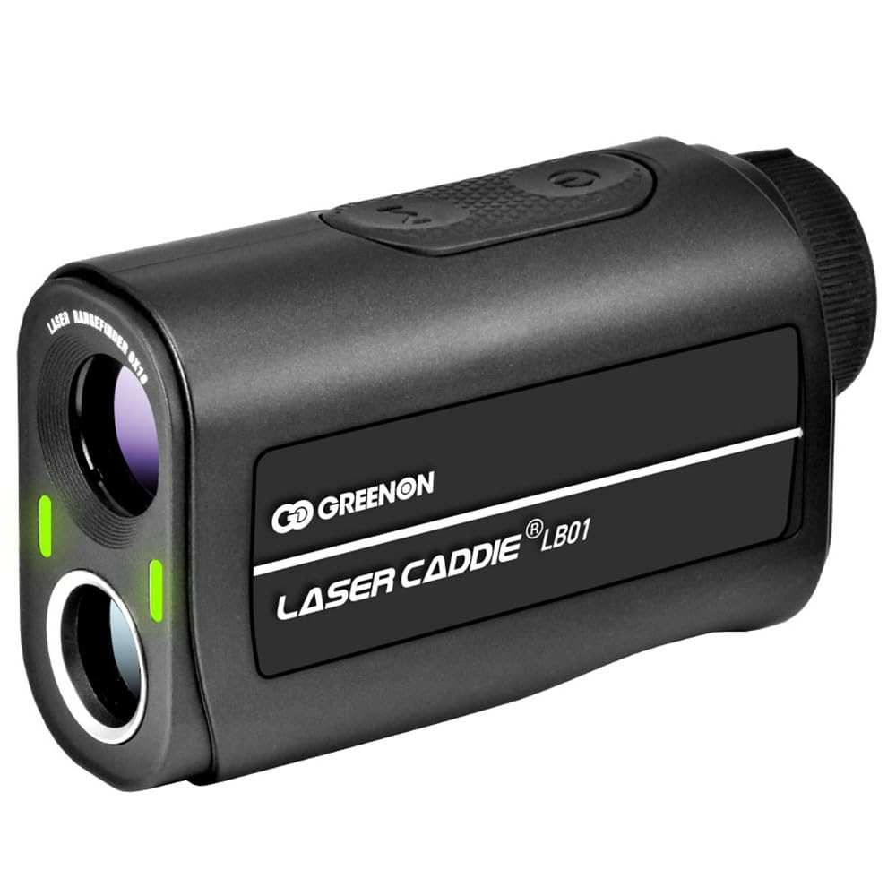 GreenOn LASER CADDIE LB01 Гольф-лазерный дальномер Особенности непрерывный (черный) - Трехточечное измерение.
