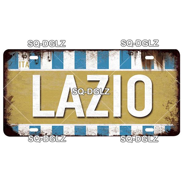 [SQ-DGLZ] Итальянский городской номерной знак, металлический знак, винтажная табличка, жестяная вывеска, настенный декор, декор для бара, плакат с флагом DULIN/ROMA/MILAN