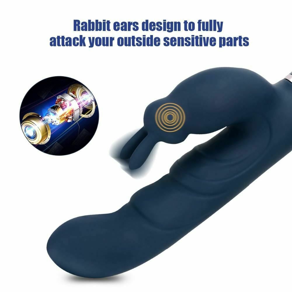 Powerful Blue Rabbit  Clitoris G Spot Stimulation Waterproof Rechargeable Rabbit s