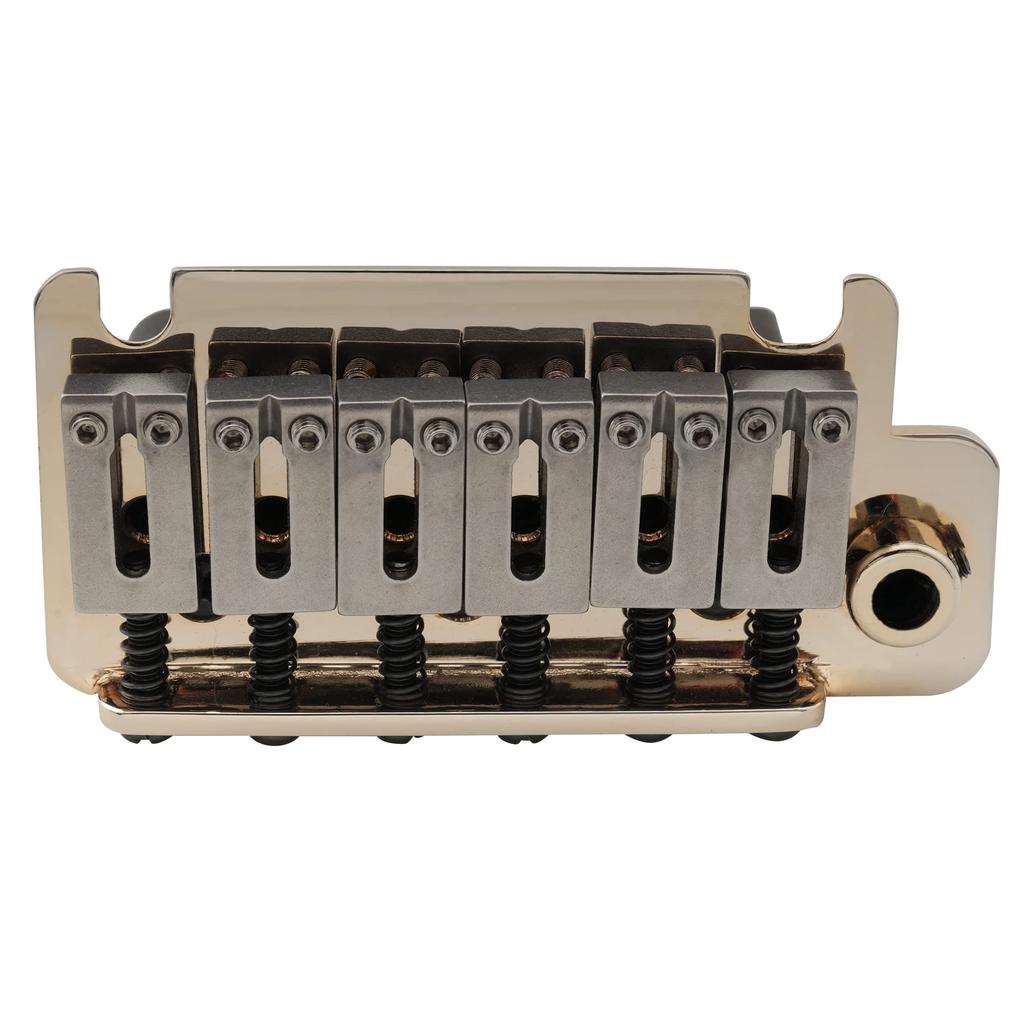 Бридж тремоло Musiclily Pro 10,8 мм в стиле двух точек с седлами из нержавеющей стали и цельным стальным блоком для японских импортных гитар Strat, черный