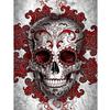 Full Square Diamond Painting Hand Painted Skeleton 5D DIY Diamond Embroidery Mosaic Landscape Art Kits Home Decoration