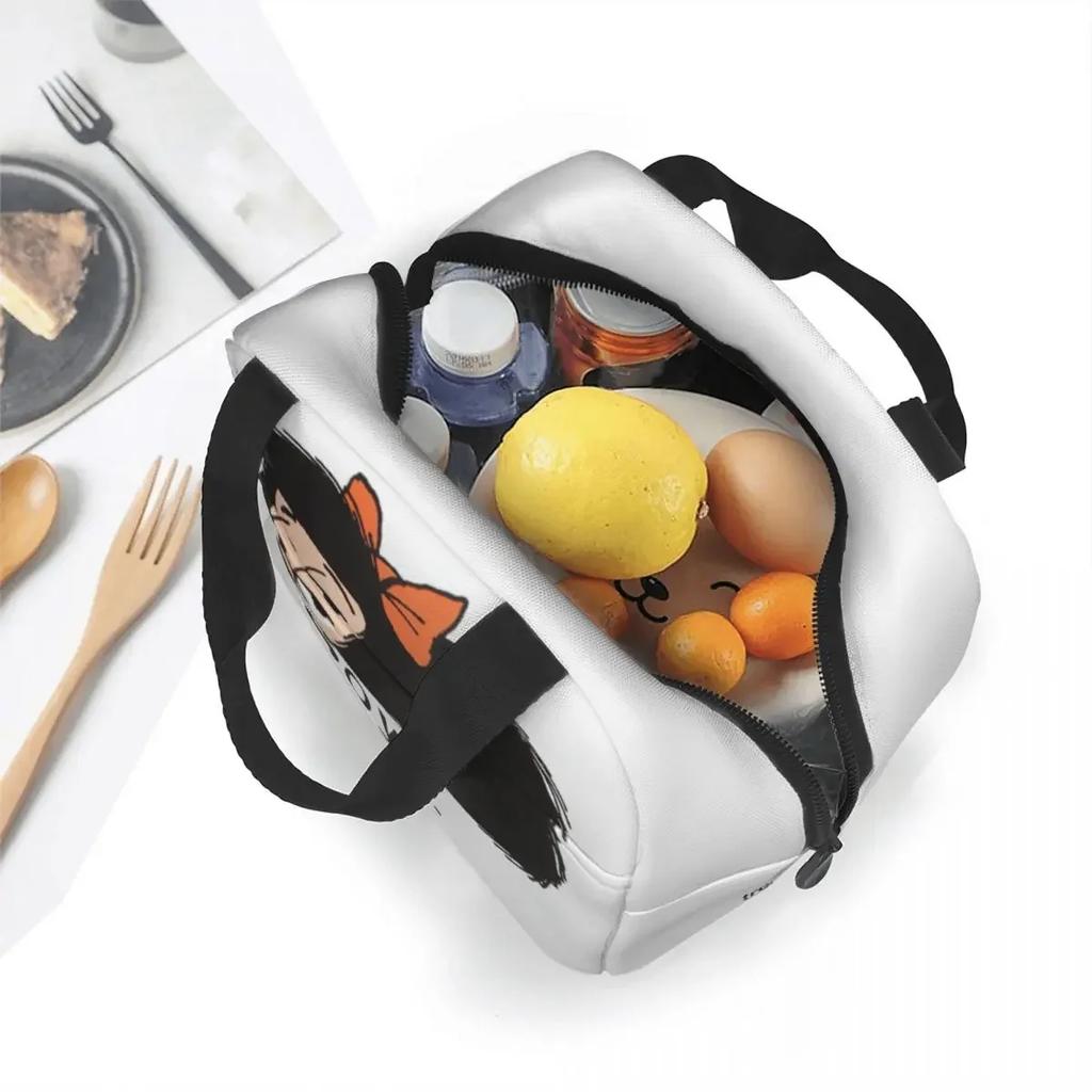 Mafalda Cartoon Insulated Lunch Bags Thermal Bag Reusable High Capacity Lunch Box Tote for Men Women Work Outdoor