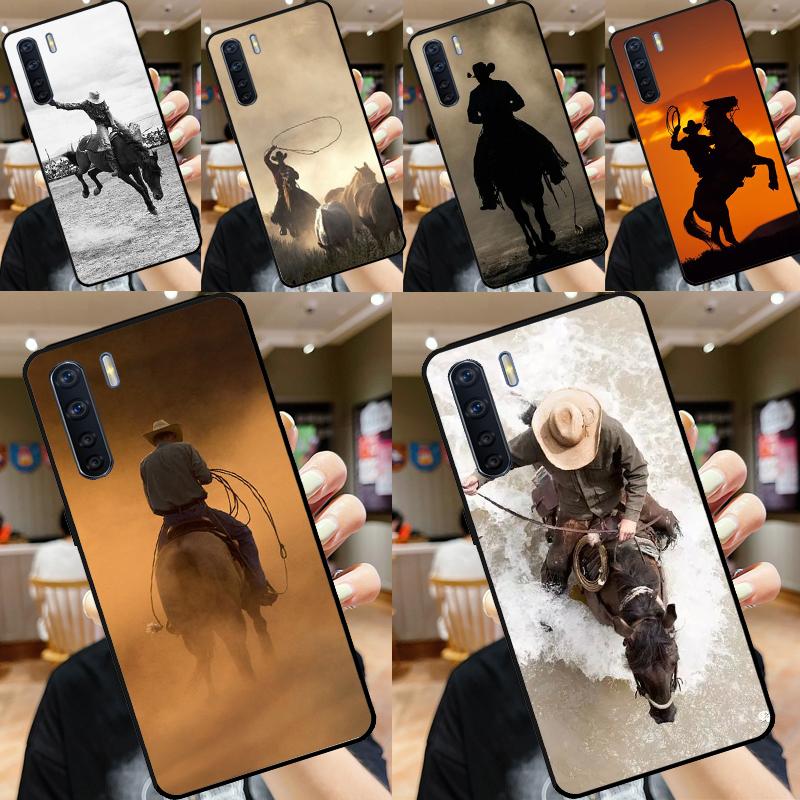Чехол Rodeo Cowboy Lasso для OPPO A79 A38 A58 A78 A98 A54 A74 A94 A16 A76 A96 A5 A9 A52 A72 A15 A17 A57 A53S