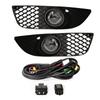 Fog Lights For Mitsubishi Lancer 2008 2009 2010 2011 2012 2013 Fog Lamp Harness Switch Front Driving Bumper Grille Super Bright