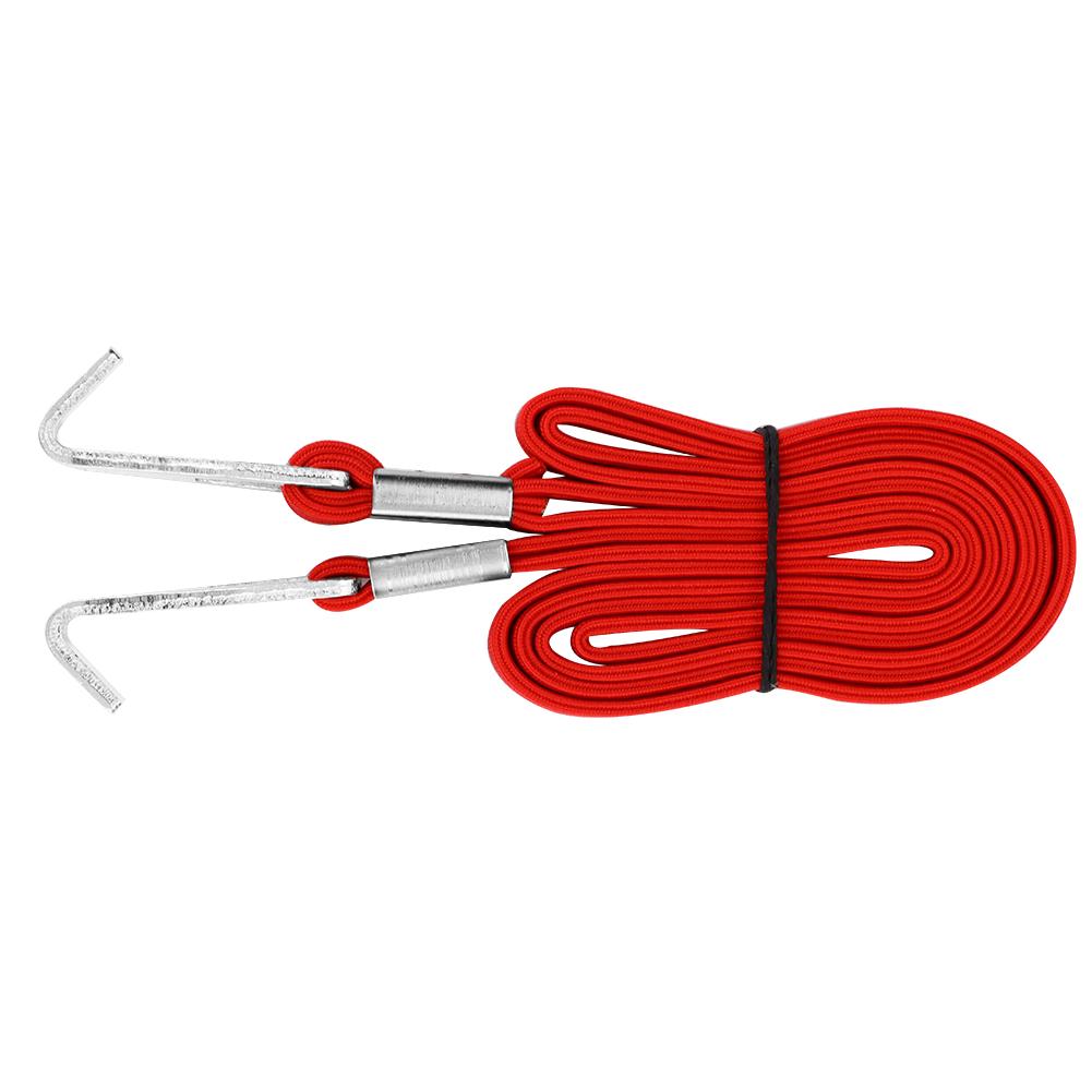 DUUTI Luggage Strap Stretch Elastic Tension Belts with Hooks Bikes Rope Outdoor Hanging (Red)