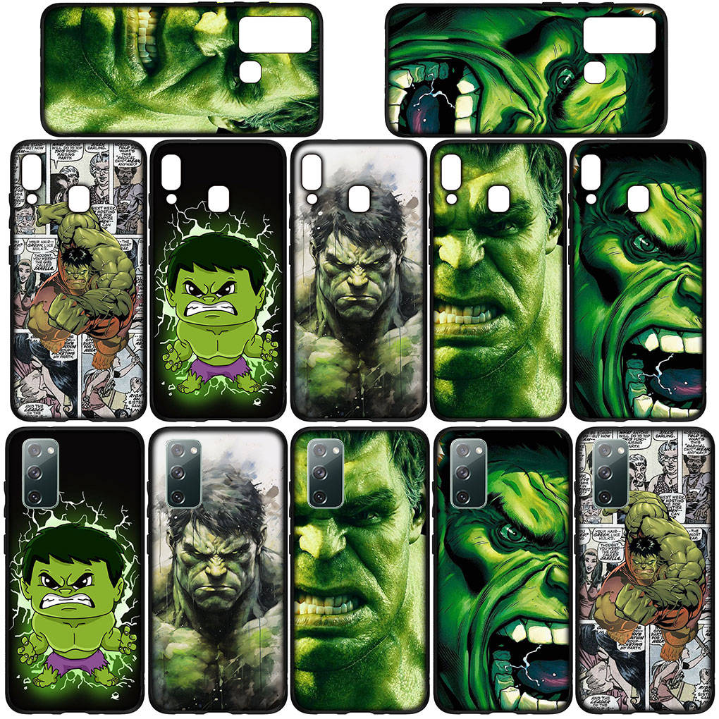 Чехол для iPhone 16 15 Xiaomi Redmi Note 14 13 12 11 Pro Max X 8 9 16e Samsung Galaxy S25 S24 S23 Moto G54 G85 G75 OPPO Huawei Hulk Comics Phone Case