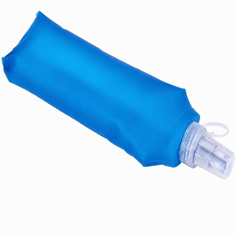 2 Pack TPU Hydration Bladder Bag 500ml Drink Containers Collapsible Soft Water Bottles  Hiking