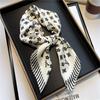 70 * 70cm New Silk Small Square Scarf For Women'S Neck Protection Professional Scarf Versatile Hair Tie Headscarf Scarf