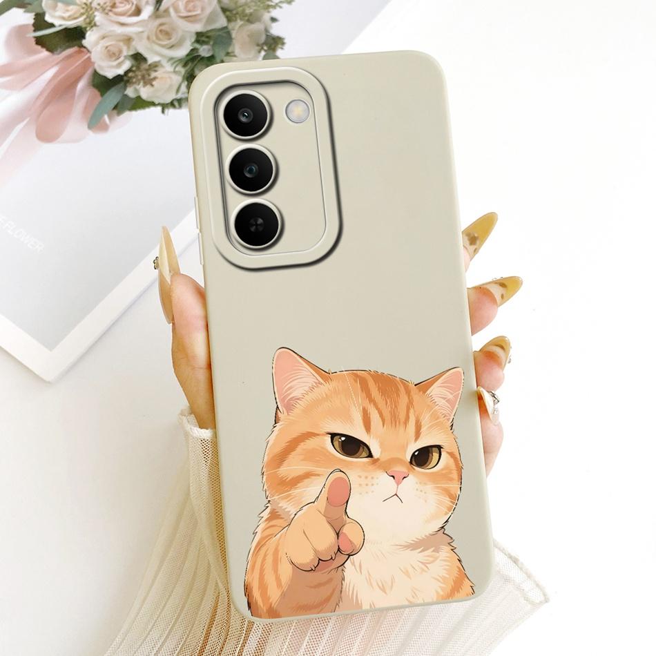 For Realme C83 Cute Cat Flower Cartoon Phone Case For Realme C83 C 83 5G Soft Silicone Covers Bumpers