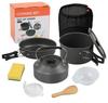 Oem Outdoor Water Kettle Camping And Picnic Equipment Complete Set Of Pots Portable Butane Stove For Outdoor Tea Brewing Pot